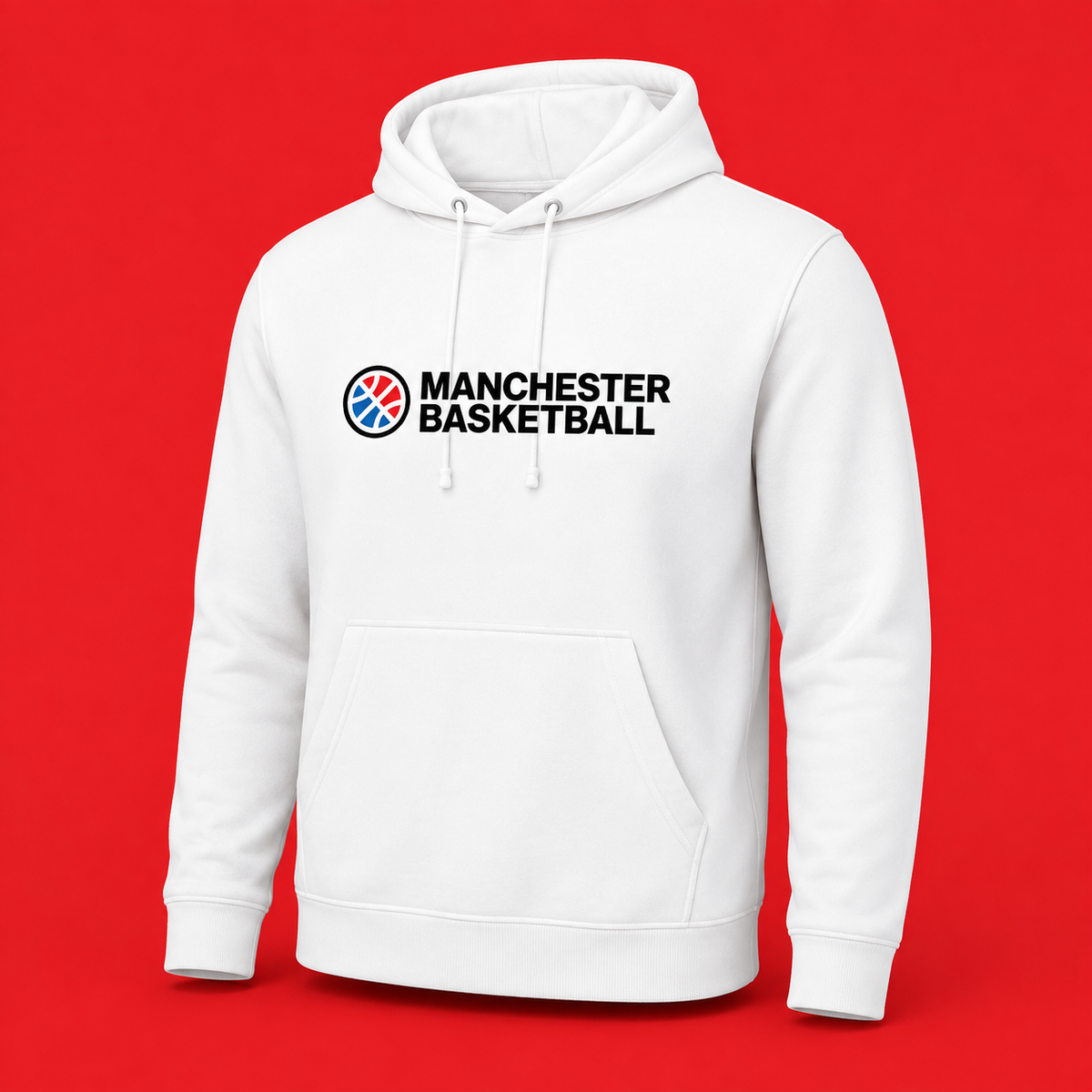 Manchester Basketball Performance Range Hoodie White