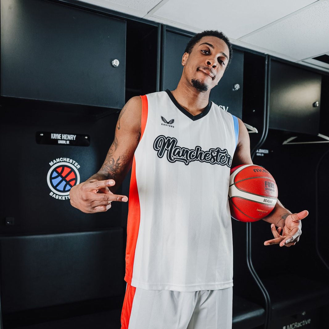 Adult Manchester Basketball Castore Away 25/26 Jersey