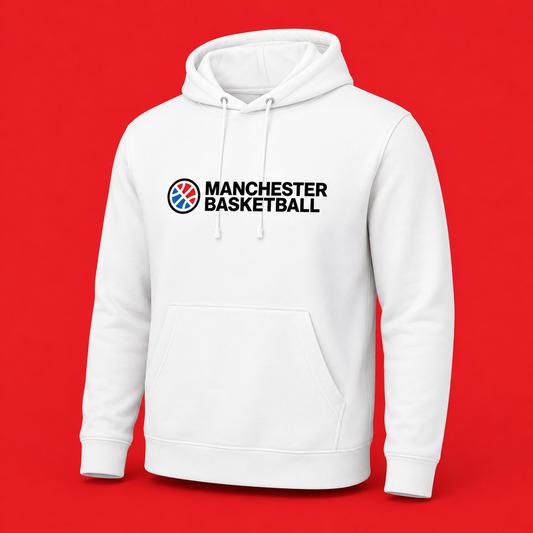 Manchester Basketball Performance Range Hoodie White