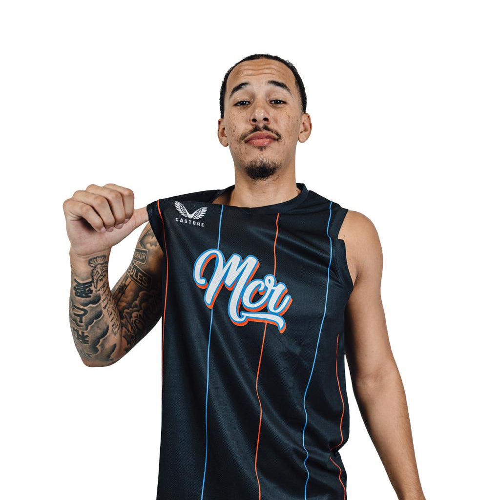 Youth Manchester Basketball Castore Home 25/26 Jersey